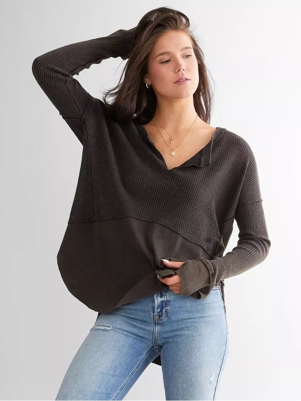 Free People Montery Thermal Top size medium